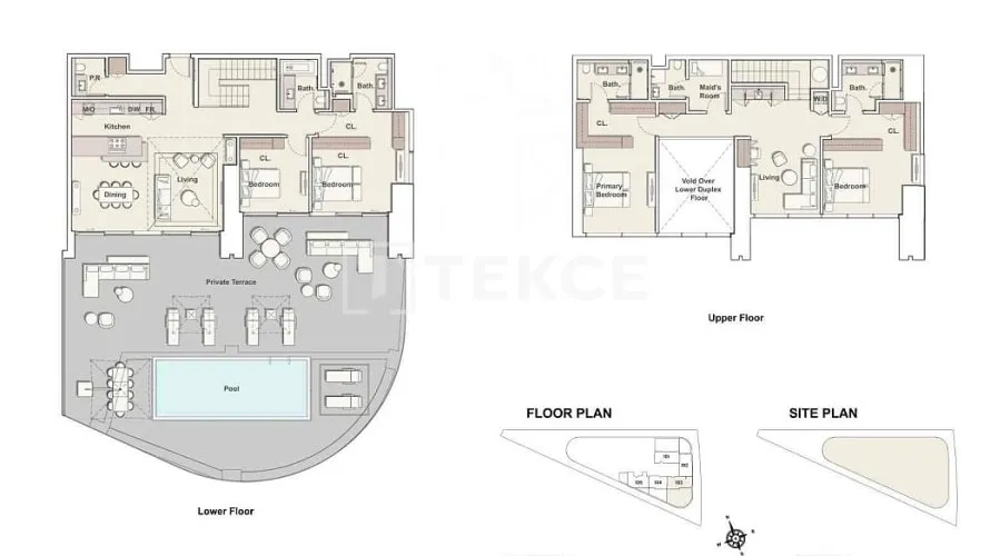 Apartamento de 4 dormitorios en Business Bay, UAE No. 216 № 20
