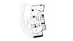 2 dormitorios Apartamento plano «2BR», BUGATTI RESIDENCES BY BINGHATTI