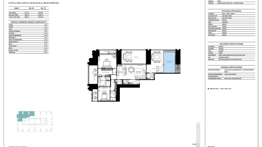 Appartement de 6 chambres à Business Bay, UAE No. 211 № 26