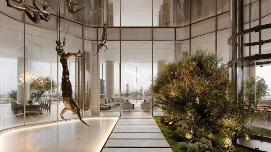 Penthouse de 4 chambres à Business Bay, UAE No. 198 № 14