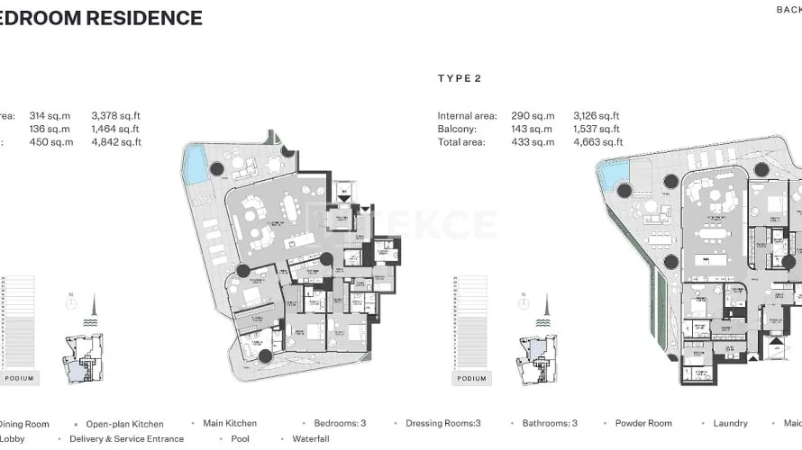 Duplex de 3 chambres à Business Bay, UAE No. 219 № 28