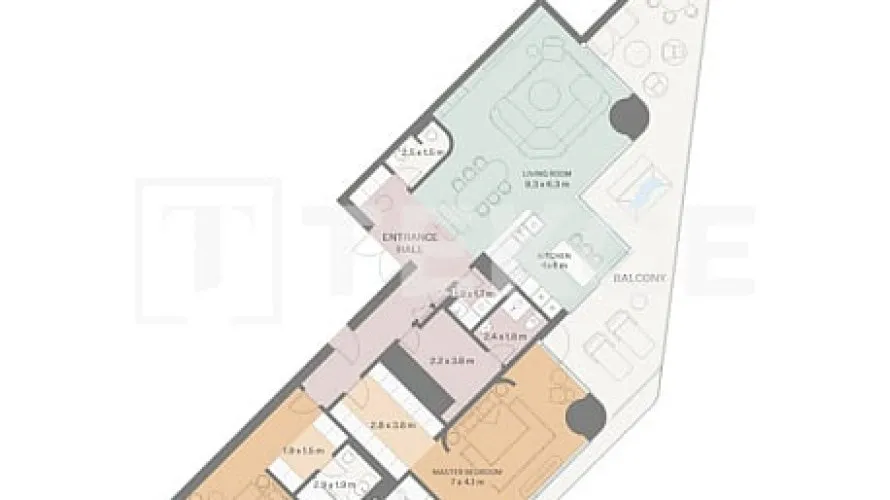 Appartement de 5 chambres à Business Bay, UAE No. 396 № 2
