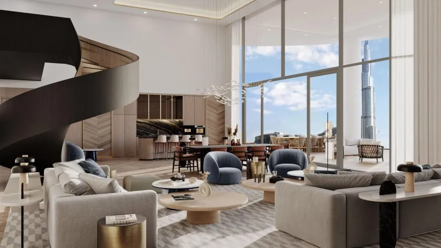 Квартира с 4 спальнями в JUMEIRAH LIVING BUSINESS BAY, Бизнес-Бэй, Дубай, ОАЭ №131 № 9