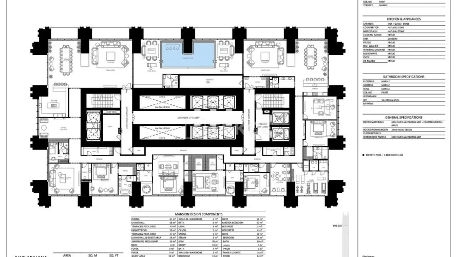4 bedrooms apartment for sale, Business Bay, Dubai, UAE No. 420 № 2